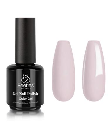 Beetles Gel Polish 15ml Nancy Nude Nail Gel Soak Off LED Nail Lamp Gel Polish Nail Art Manicure Salon DIY Home Solid Gel 0.5Oz C-Nancy Nude