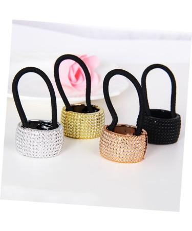 FRCOLOR Punk Hair Tie Hair Elastics Hair Band Large Ponytail Holders Hair Ties for Women Elastic Hair Ties for Lady Women Girls Headwear for Women Ponytail Cuff Headgear Miss Rhinestones - Buy Online on GoSupps.com