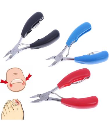 SJLS Stainless Steel Toe Nail Clippers Nail Correction Thick Nails Ingrown Toenails Nippers Cutters Dead Skin Dirt Remover Pedicure (Color : Red) - Buy Online on GoSupps.com