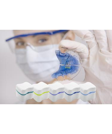 Dental Appliance Cleaning Case - Retainer-Denture Bath - Standard Size, Admiral Blue with Easy Grip - Buy Online on GoSupps.com