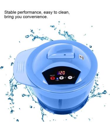 Electric Hair Coloring Bowl Mixer - Blue | Automatic Hair Dye Cream Blender - Buy Online on GoSupps.com