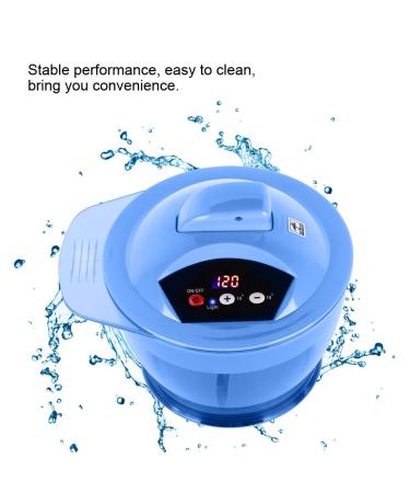 Electric Hair Coloring Bowl - Automatic Mixer Blender for Hair Dye - Blue - Buy Online on GoSupps.com