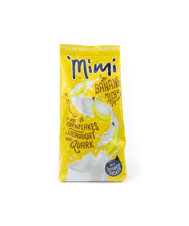 Mimi Milchmix Banana Powder 2 x 400 g soluble in warm and cold milk milk mix with banana taste powder for milk with very good solubility