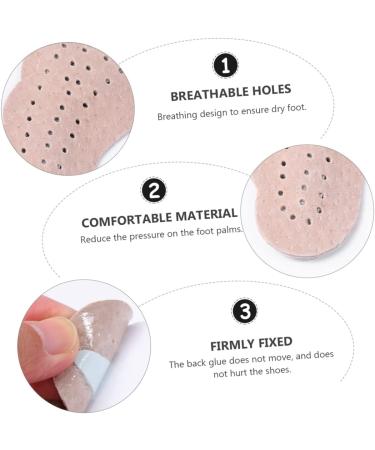 NOLITOY 6 Pairs Forefoot Pad - Non-Slip High Heel Inserts & Ball of Foot Pads for Women | Comfortable Half Shoe Insoles for Sandals & Heels - Sweat Absorbent - Buy Online on GoSupps.com