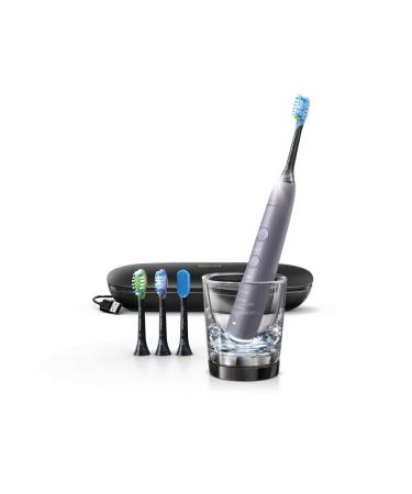 Philips Sonicare DiamondClean Smart 9500 Series Rechargeable Electric Power Toothbrush with Charging Travel Case Complete Oral Care Grey Frustration Free Packaging HX9924/37 Grey 9500