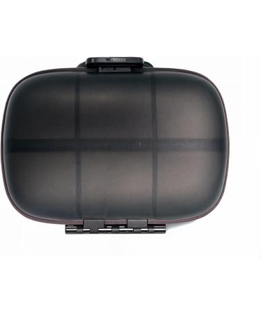 Portable 8-Compartment Pill Box - Waterproof Medicine Organizer for Travel & Daily Use | Secure & Easy-to-Carry for Vitamins Supplements Medications & Jewelry - Buy Online on GoSupps.com