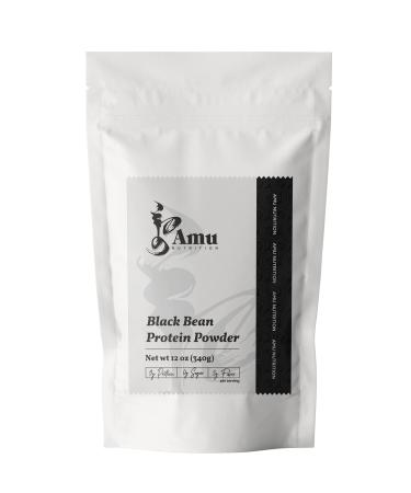Amu Nutrition superfood  Mongolian Roasted Black Beans Powder | 198gr| Hair Regrowth and Energizing/Anti-Aging,