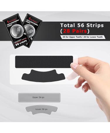 Professional Non-Sensitive Teeth Whitening Kit - Hot Pepper Coconut Strips | 56 Strips, 28 Treatments | Remove Coffee & Tea Stains - Buy Online on GoSupps.com