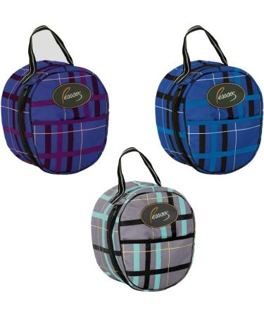 Pessoa Equestrian Helmet Alpine Clay/Teal Plaid - One Size (14L x 9.5W x 11D) - Buy Online on GoSupps.com