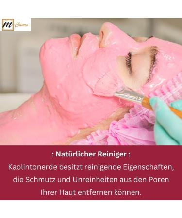  mGanna 100% Natural Pink Clay Powder for Skin Firming Face Mask Creams Face Masks & Soap Making 0.5lb/227g - Buy Online on GoSupps.com