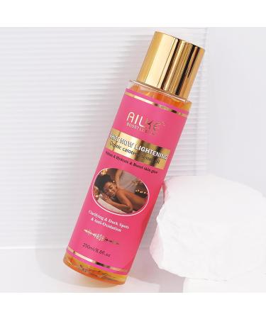 AILKE BOOST LUSTER AILKE Organic Carotene Lightening Serum Oil Daily Body Massage Hydration Oil with Rose Essential Oil Smooth Skin Reduce Dark Spots Fine Lines 250ml Pack of 1 1 copy - Buy Online on GoSupps.com