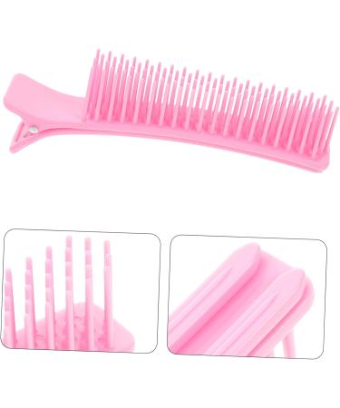 FRCOLOR Hair Salon Clip Salon Clips Nonslip Hair Clips Hair Styling Tools Haircut Clips Styling Hair Clips Hairdressing Hairpin Parting Comb Clips Grip Clips for Hair Sectioning Bill Clips 14.20X3.00X2.30CM Pink - Buy Online on GoSupps.com