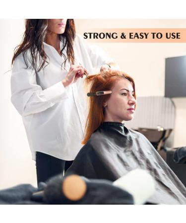 Rose Gold 6 Pcs Alligator Hair Clips Set - Wide Teeth, Double-Hinged Design for Styling Sectioning - Professional Salon Crocodile Clips - Buy Online on GoSupps.com