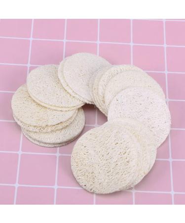 Gatuida Loofah Pad 50PCS - Natural Round Facial Discs for Exfoliating Skin Scrub - Buy Online on GoSupps.com