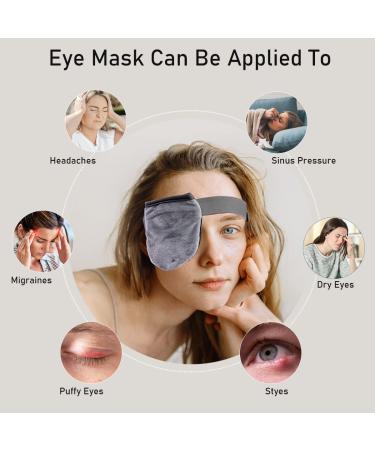 Microwavable Single Moist Heat Eye Compress Pad - Reusable Gel Eye Mask for Dry Eyes Pink Eye Blepharitis & Styes - Includes Storage Pouch - Buy Online on GoSupps.com