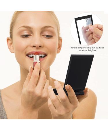 Arqumi Portable 4 Panel Foldable Makeup Mirror for Travel - Multi-Angle Compact Mirror in Black - Buy Online on GoSupps.com