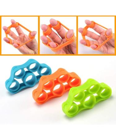 Premium Finger Trainer Set - 9PC Silicone Hand Grip & Forearm Strengthener | Climbing Ball Exerciser - Buy Online on GoSupps.com