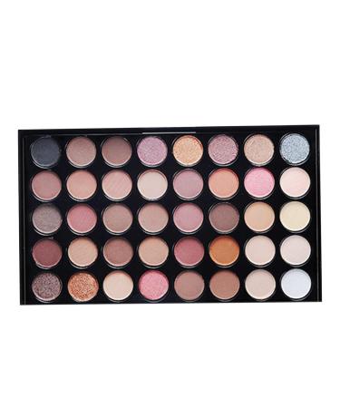 Rosvola Eye Makeup Palette - 40 Vibrant Colors Long-Lasting Matte & Glitter Eyeshadow for Daily Use - International Shipping - Buy Online on GoSupps.com