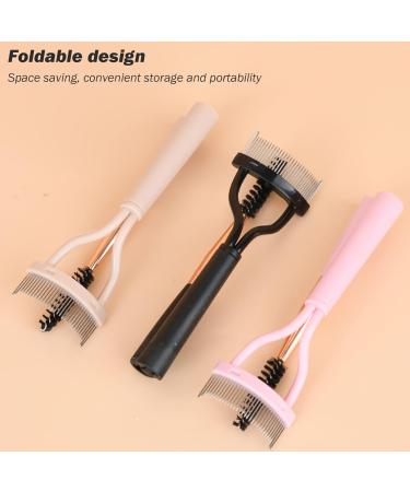 Buy Eyebrow Brush & Comb Set | 3Pcs Dual Lash Comb & Bendable Brushes for Perfect Mascara Removal | Foldable Lash Separator Tool - Buy Online on GoSupps.com