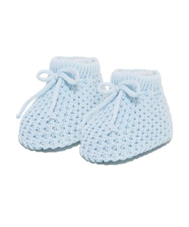 Royal Icon Baby Booties 0-3 Months - Warm and Safe Baby Slippers For Baby Boys Girls - Newborn Booties for Babies Baby Boots Ri401 0 Months Blue