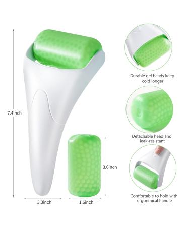 Buy Ice Roller for Face & Eyes | Facial Skin Care Tool | Migraine Relief & Swelling Massage Device - White - Buy Online on GoSupps.com