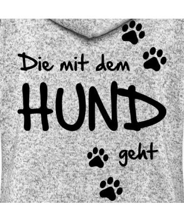 Buy Spreadshirt Women's Fleece Jacket with Hood | Dog Sports Jacket for Active Dog Owners | Gift Idea in Light Gray Mottled XL - Buy Online on GoSupps.com