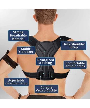 Back Posture Corrector Corset Clavicle Spine Posture Correction Back Support Belt Comfortable Soft Strip Corrector for Adult (Size : X-Small) Feito na China Full moon lofty ambition - Buy Online on GoSupps.com