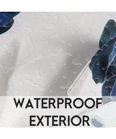 Luxury Reusable Waterproof Satin Shower Cap for Long Hair - Adjustable Elastic Band - Large Size for Curly Hair - Buy Online on GoSupps.com