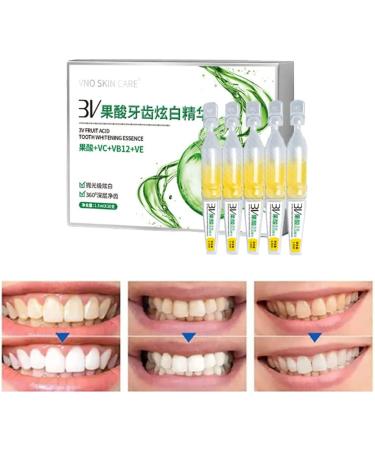 TLOPA Ampoule Toothpaste & Serum | 3V Fruit Acid Teeth Whitening Essence (5 Pcs) - Brighten Your Smile with Premium International Shipping - Buy Online on GoSupps.com
