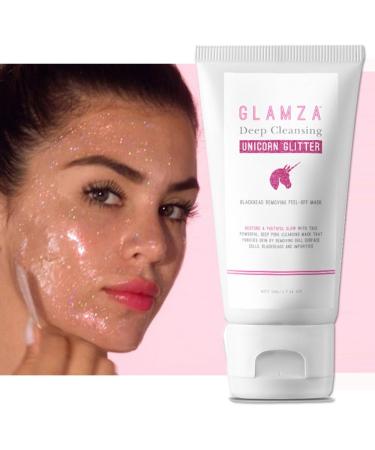 Glamza Unicorn Glitter Peel Off Mask Deep Cleansing Pore Black Head Blackhead Skin Care - Buy Online on GoSupps.com
