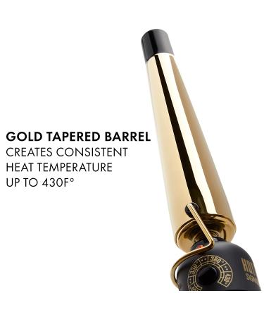 HOT TOOLS Pro Signature Gold Curling Wand - 3/4 to 1-1/4 Inch - Buy Online on GoSupps.com