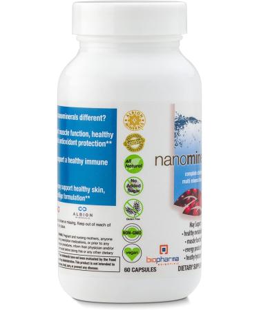 Biopharma Scientific NanoMinerals Chelated Multi-Mineral Capsules | 30 Servings - Buy Online on GoSupps.com