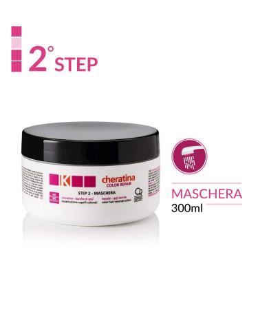 K-Cheratina Color Repair Treatment | Professional Shampoo Goji Berry Mask Serum & Keratin Drops for Colored & Bleached Hair - International Shipping Available - Buy Online on GoSupps.com