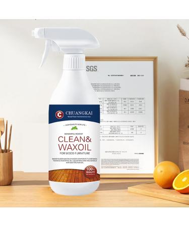 Wood Polish Spray | 16.9oz Liquid Beeswax Wood Finish | Floor Liquid Cleaner Liquid Furniture Wax Cleaning And Maintenance Agent For Brightening Home Thaely - Buy Online on GoSupps.com