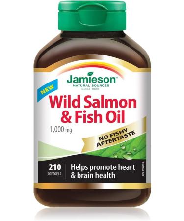 No Fishy Aftertaste Wild Salmon and Fish Oil 1 000 mg & Vitamin D 1 000IU 500 Tablets SUPPLEMENT + VITAMIN DR02223-157 - Buy Online on GoSupps.com