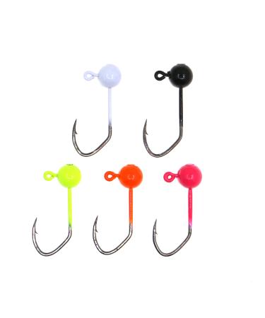 Temorah Fly Tying Sickle Jig Heads 1/32 OZ 50PCS Assorted - Buy Online on GoSupps.com