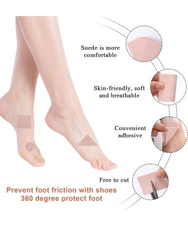 Moleskin Tape Set for Blister Prevention and Pain Relief - 30PCS Adhesive Pads for Feet, Shoes, Boots, Hiking - Buy Online on GoSupps.com
