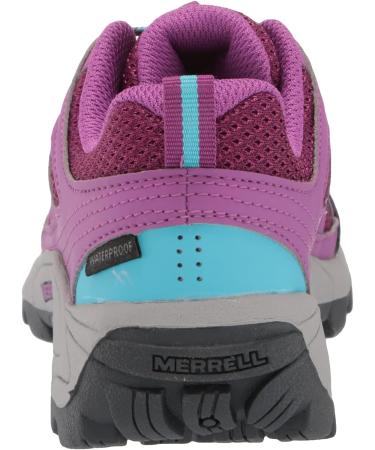 Merrell Oakcreek Low Lace WTRPF Hiking Sneaker Big Kid | Paloma/Berry | Sizes 2-7 - Buy Online on GoSupps.com