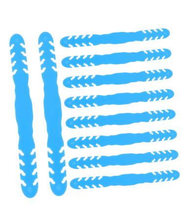 Watiifufu 10 piece of mask earring buckle mask production ear cable bucket masked buckle mask accessories elastic masking buckle disposable mask cable extension buckle 16.00x1.80x0.20cm