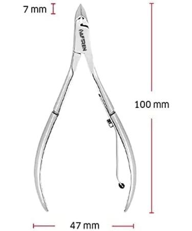 Professional Manicure Pedicure Set 3 Pieces Nail Scissors Nail File Tweezers Cuticle Scissors Kit (Polish Silver) - Buy Online on GoSupps.com