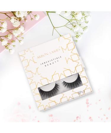 3D Natural Thick Long Eyelash Extensions - Handmade Black Arison Lashes | 3 Pairs for Makeup & Cosplay - Buy Online on GoSupps.com