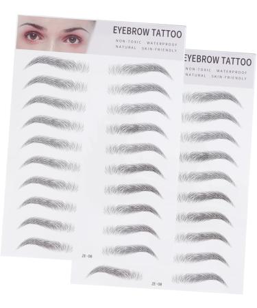 FRCOLOR 4 Pcs 3d Stickers Makeup Kit Natural Brow Tool 6d The Lazy Water Proof - Buy Online on GoSupps.com