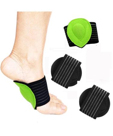 2 Pairs of Arch Support Insoles for Flat Feet - Pain Relief for Plantar Fasciitis | Orthopedic Gel Pads for Men & Women - Buy Online on GoSupps.com