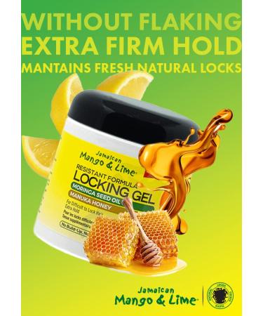 Jamaican Mango & Lime Locking Hair Gel 6 oz - Strong Hold for Dreadlocks & Braids - Buy Online on GoSupps.com