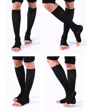 Shop Compression Socks for Plantar Fasciitis & Varicose Veins Knee-High Support Stockings for Edema & Recovery | S/M Size - Buy Online on GoSupps.com
