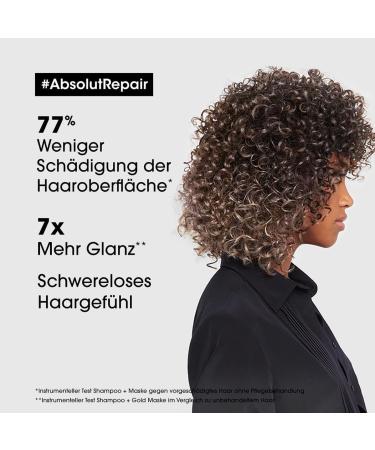 L'Or al Professionnel Repairing Hair Mask for Stressed & Dry Hair | Quinoa Infused | Series Expert Absolutely Repair Gold Mask - Shop Internationally - Buy Online on GoSupps.com