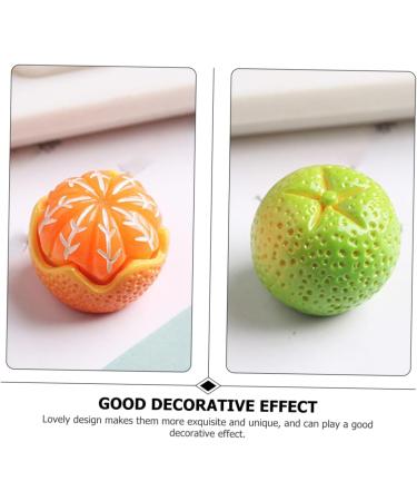 KOMBIUDA 24pcs Artificial Fruit Realistic Fruit Decoration Kitchen Wedding Decoration Jewelry Making Fruits Hair Clips Charm Fake Orange Kid Jewelry Resin Fruit Ornaments Child Lemon Mini - Buy Online on GoSupps.com