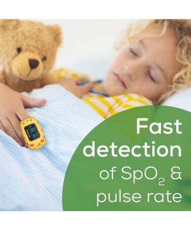 Buy Beurer PO13 Children's Fingertip Pulse Oximeter - Fast Oxygen Saturation & Pulse Rate Monitor for Kids | Bright Color Display & Auto Shut-Off - Gilly the Giraffe - Buy Online on GoSupps.com