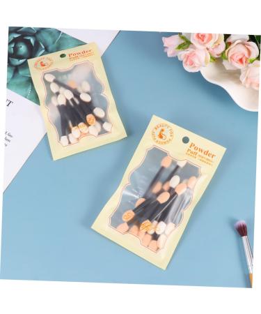 SOESFOUFU 24pcs Brush Eyeshadow Sponge Tip Makeup Eyeshadow Blending Brush Eyeliner Sponge Brush 7cm Black - Buy Online on GoSupps.com