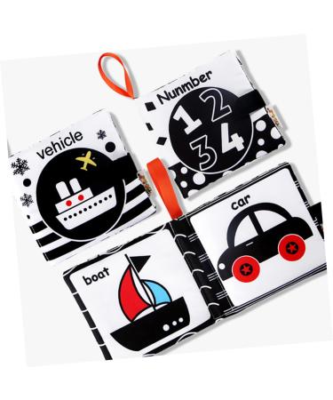 Upkoch 4-Piece Crinkle Books for Babies - Colorful Fabric Toys for Newborns | Perfect Birthday Gift | 12.5x11.5 cm - Buy Online on GoSupps.com
